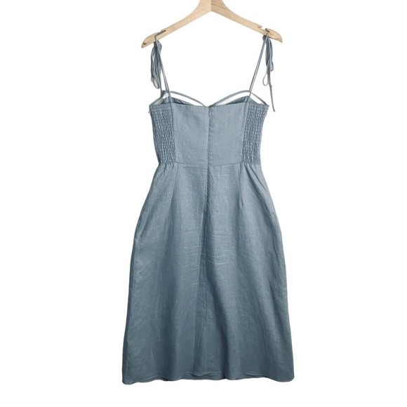 Amanda Uprichard x REVOLVE Cava Linen Midi Dress - Picture 10 of 13